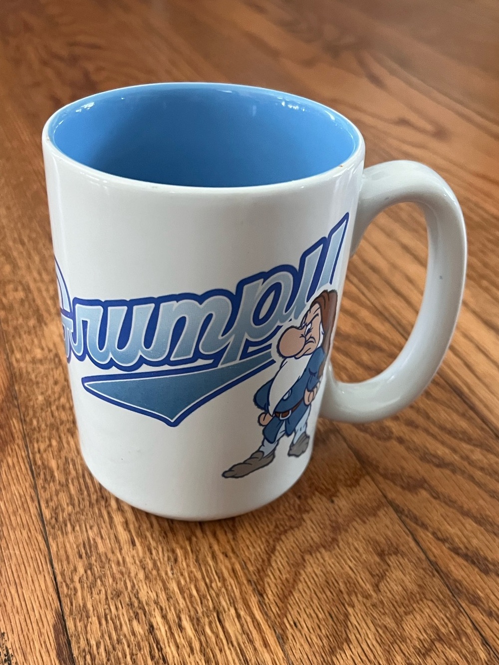Disney Grumpy Mug 12oz, Retired Design Snow White and the Seven Dwarfs